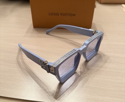 Louis Vuitton Pale Blue Millionaire Monogram Square Men’s Sunglasses 