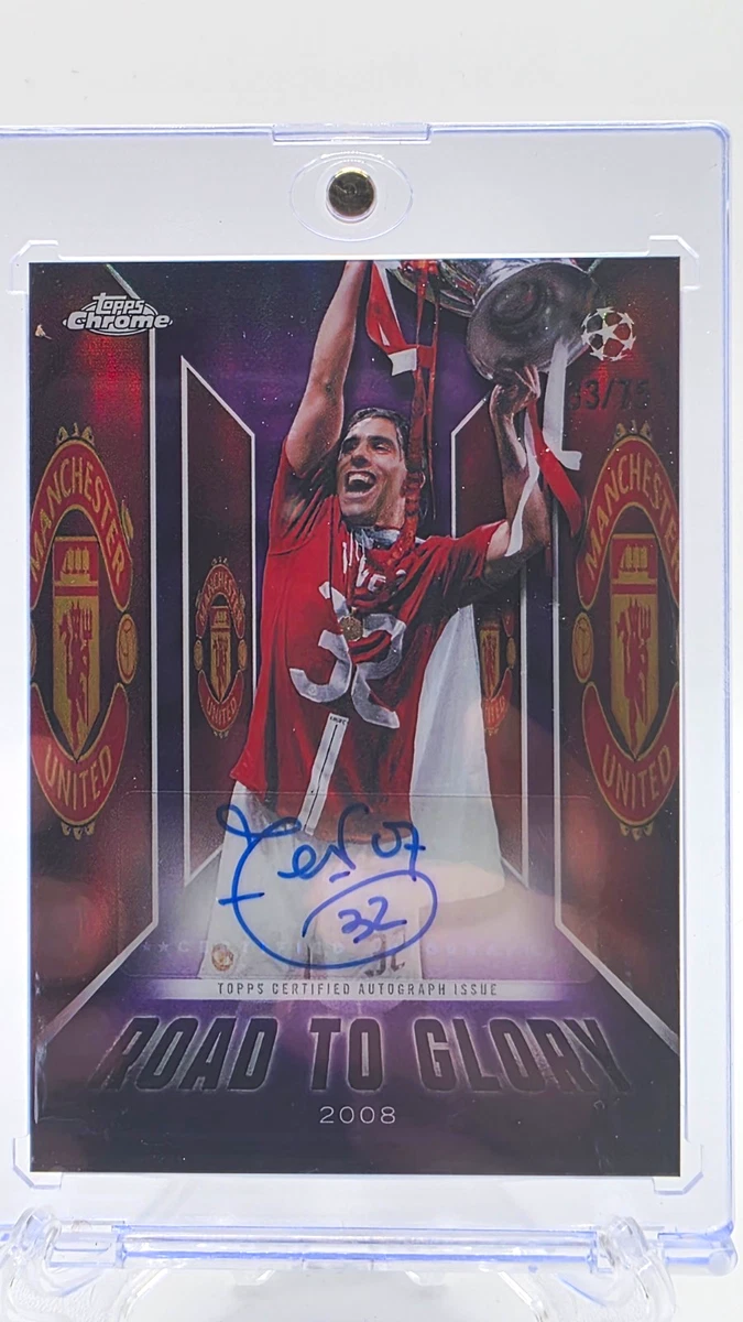 Topps Soccer Manchester United Serial Numbered Sports Trading
