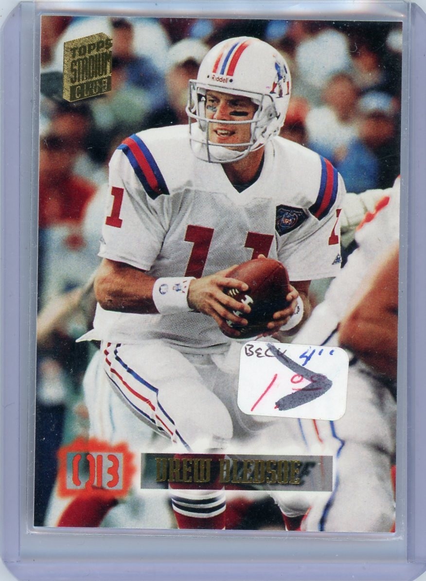 1994 Topps Stadium Club - Drew Bledsoe #560 New England Patriots Football Card