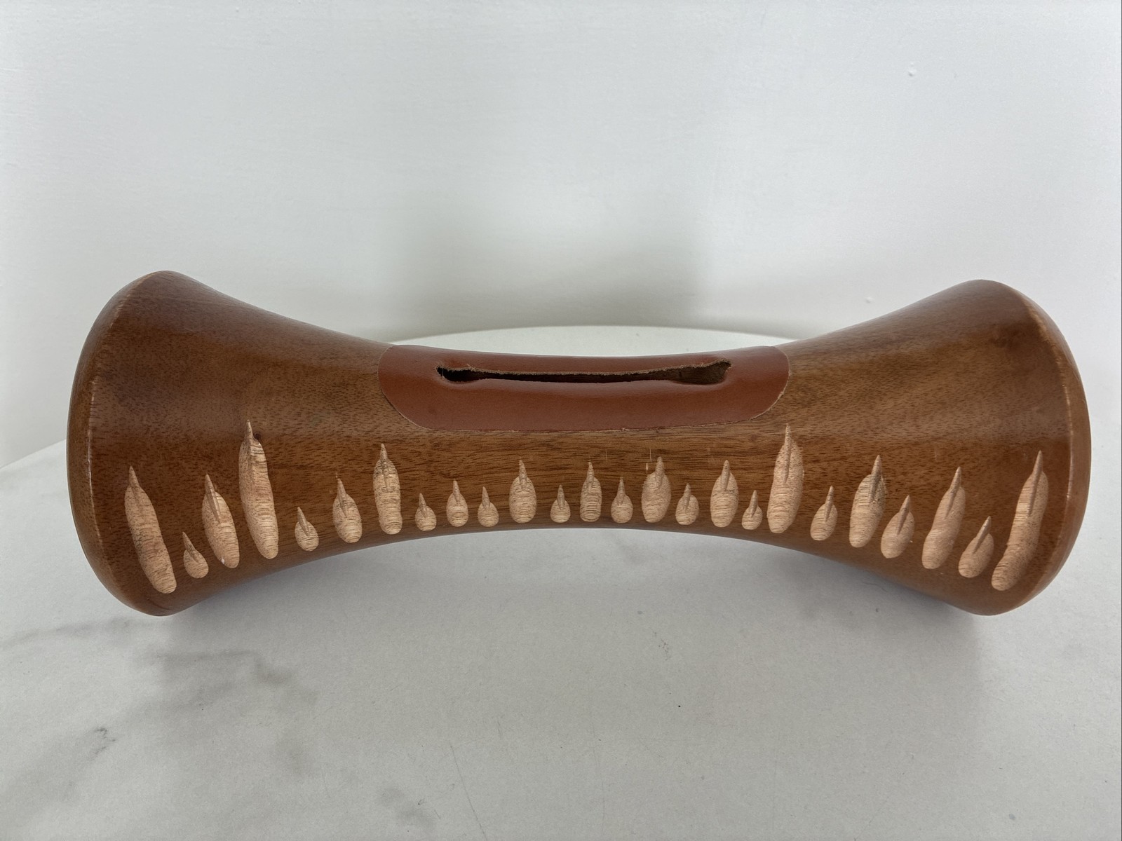 Mangobeat Acoustic Speaker Amplifier Phone Handmade Natural Wood 10” Handcarved