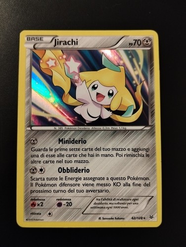 JIRACHI FURIE VOLANTI 42/108 ITA RARE HOLO TOP ZUSTAND