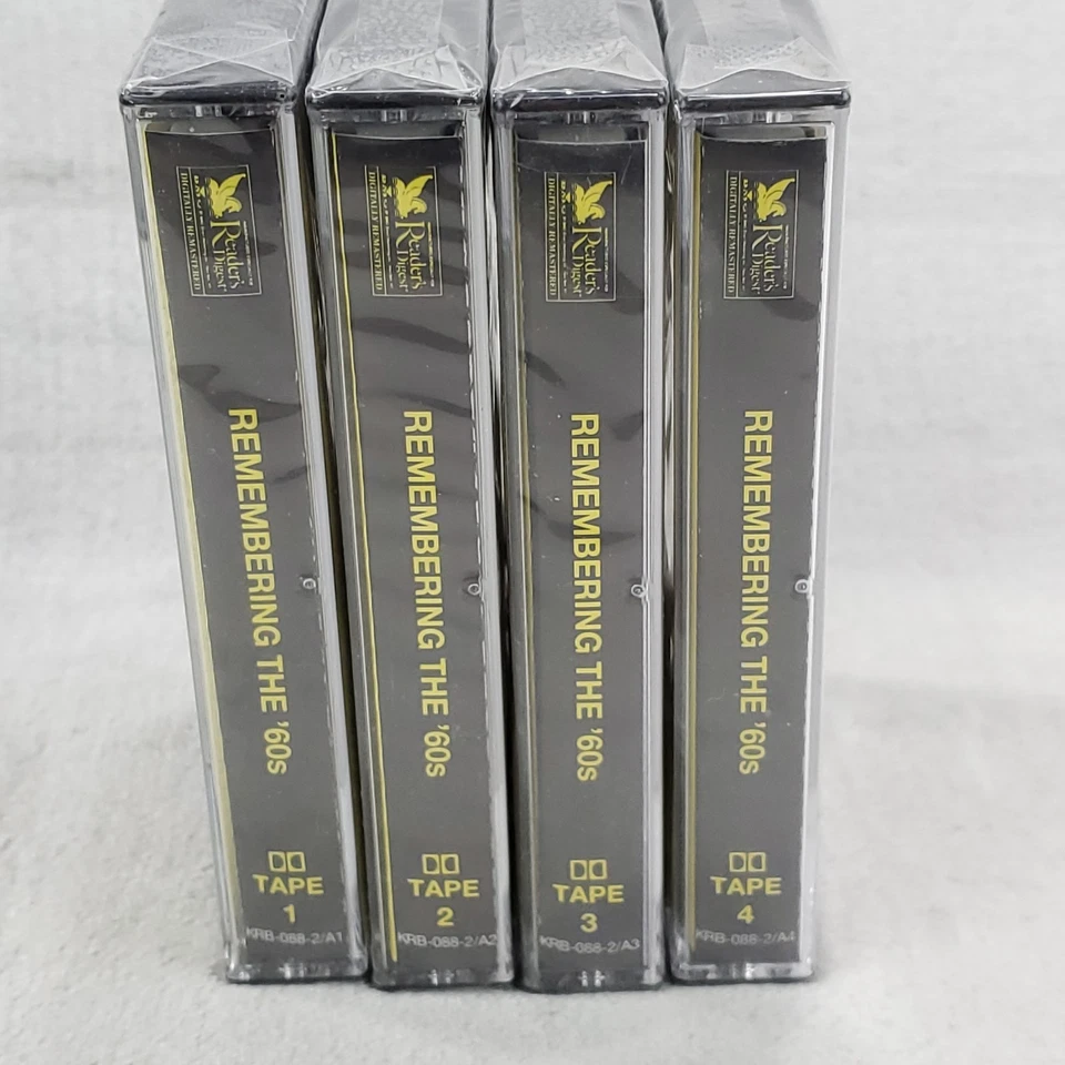NEW Sealed Remembering The '60s Cassette Tapes Volumes 1-4 Readers Digest - Image 2 of 4