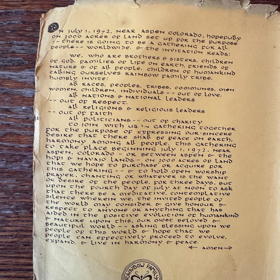 The Rainbow Family  of Living Light Oracle of Mandala City OG 72 Booklet RARE G- - Image 2 of 4