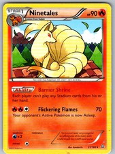POKÉMON TCG NINETALES 21/160 RARE PRIMAL CLASH LIGHTLY PLAYED