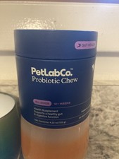 Sealed Petlabco. Probiotic Gut Health Chew For All Dogs 30 Count 12 Weeks 1-27