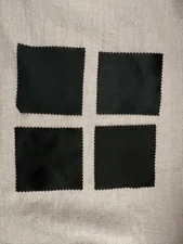 Jewelry Cleaner Polishing Cloths Black Set Of 4