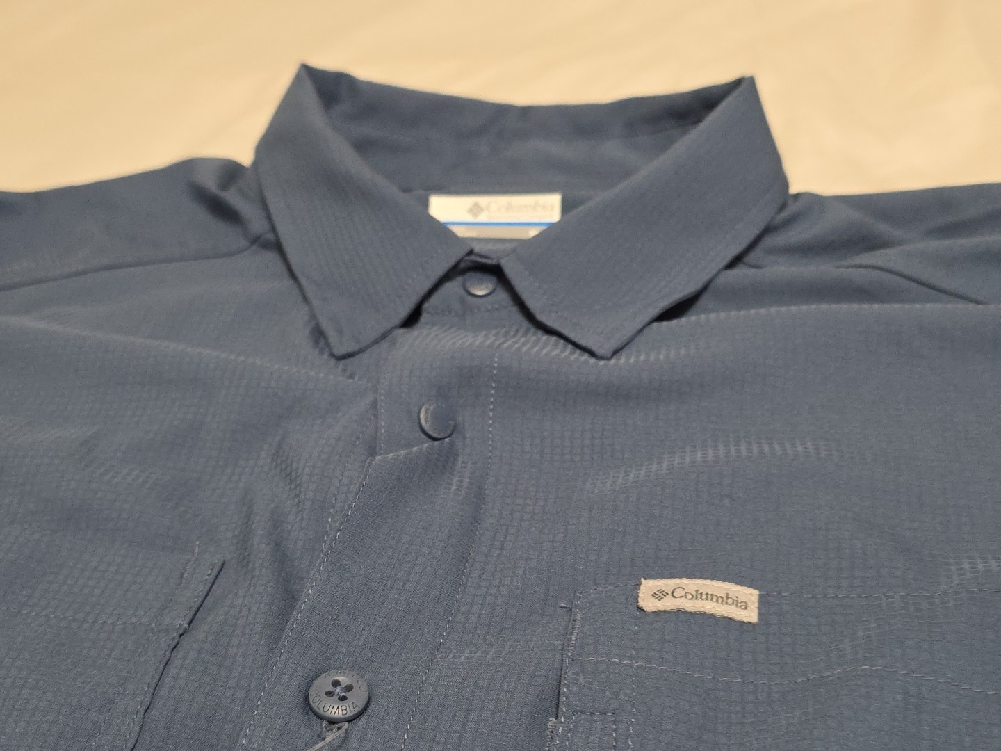 NEW Columbia Silver Ridge Utility Lite Blue Omni-Shade Long Sleeve Shirt Medium  thumbnail 7