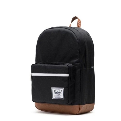 Herschel Pop Quiz Backpack Black/Tan Brown 22L BNWT Work School - FREE UK POST - Picture 6 of 18