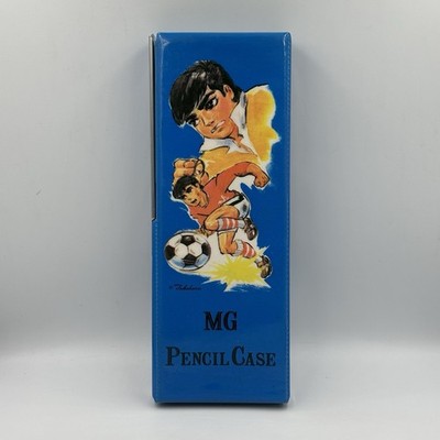 Takahara Retro MG Pencil Case Blue Soccer Japanese Anime Style Vintage Case