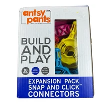 Antsy Pants Build and Play Expansion Pack Snap & Click Connectors 16 Pieces NEW