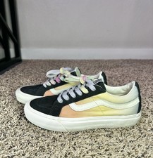Vans Old Skool Pastel Block Multi Black M6.5/Womens Size 8 Shoes Sneakers