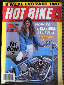 HOT BIKE MAGAZINE - MAY 1990 - 4 Valve Head Update and more