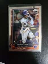 2025 Topps Update Luisangel Acuna Rc New York Mets US336