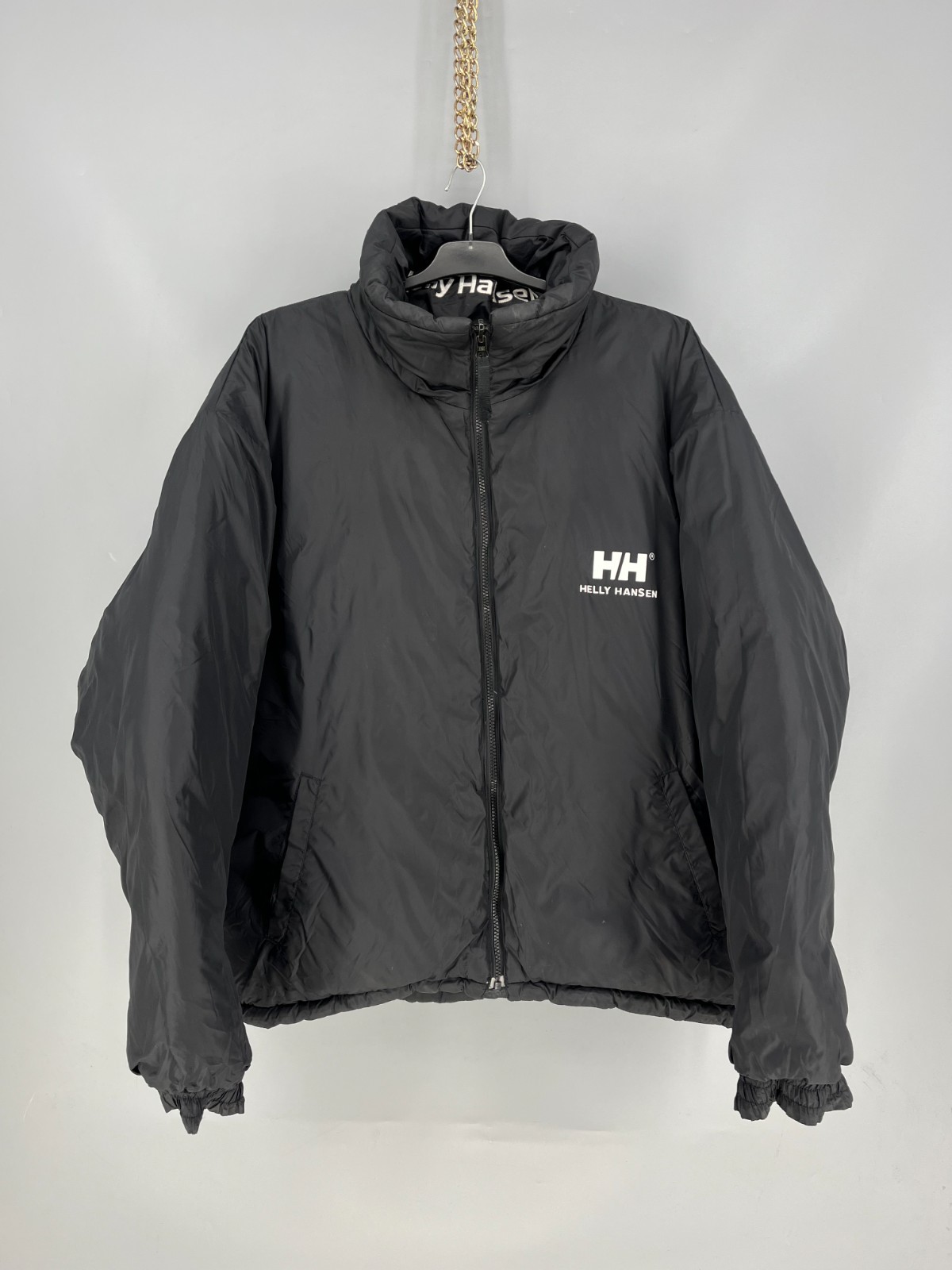 Helly Hansen Reversible Down Puffer Jacket Black … - image 2