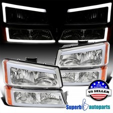 Fits 2003-2007 Chevy Silverado 1500 2500 02-06 Avalanche Headlights Led Strip