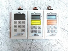 Lot of 3 Power Tested Noyes OPM 6 OLS 6 Fiber Optic Tools No Batteries AS-IS