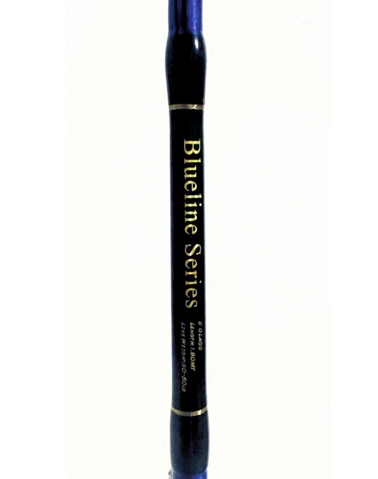 OKIAYA 50-80 lb Blueline caña de pescar arrastre de agua salada punta giratoria doblada a tope 6’ Foto 3 de 4