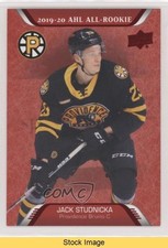 2020-21 Upper Deck AHL All-Rookie Team Red Jack Studnicka #204 READ h3v