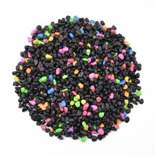 Aquarium Gravel Black  Flourescent Mix for Plant Aquariums Fish Tank 0.25-0.35"