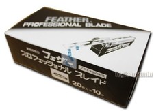 Feather Artist Club Replacement Professional blade PB-20 10 packs 200 blades New
