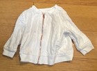 Cat & Jack White Eyelet Jacket Baby Long Sleeve Casual 3-6 Months — photo 1