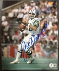 Joe Namath Autographed New York Jets 8x10 Photo HOF BAS