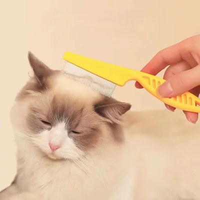 Stainless Steel Pet Flea Comb for Dogs & Cats   Hair Shedding Grooming Tool