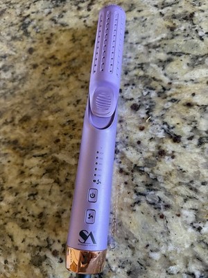 Straight Ahead Infrared Breeze Flat Iron Straightener Purple 430°F Temp Display