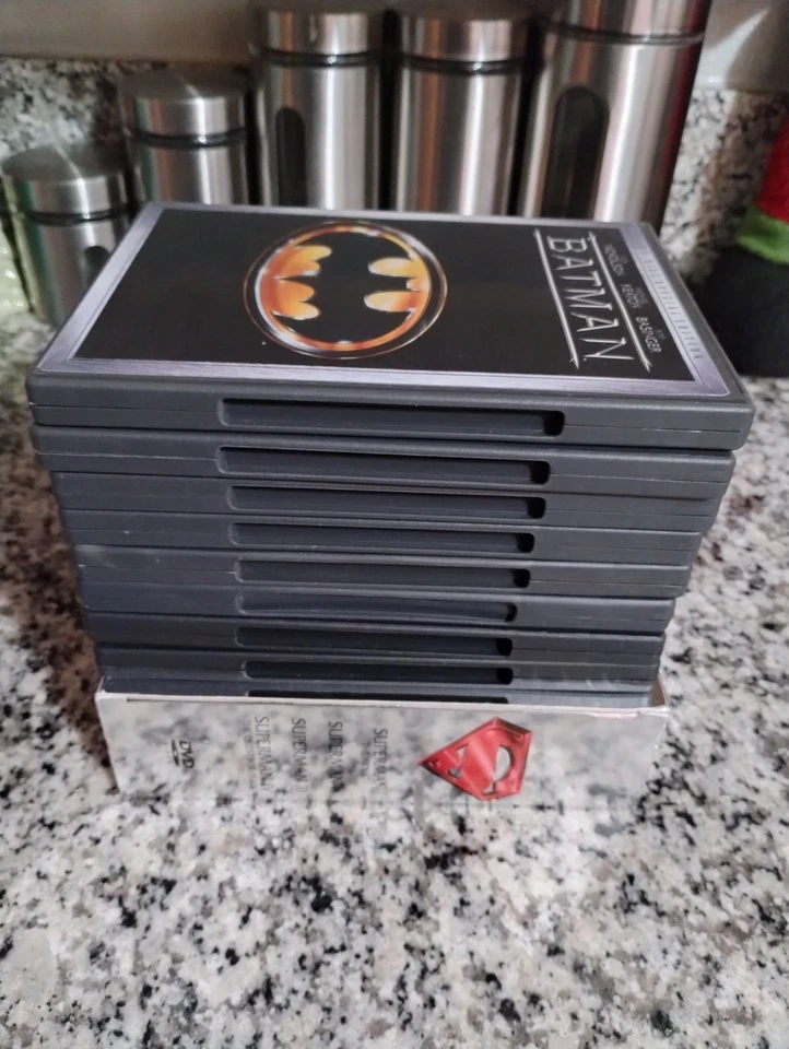 DC Movie Collection Batman & Superman Movies Lot of 12 Foto 2 de 4