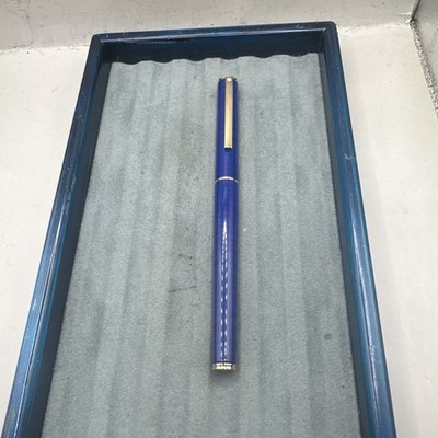 Sheaffer Fashion Blaulack Füllfederhalter, GT, Medium GP Stahlfeder *NEUWERTIG* NOS