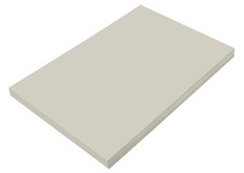 Prang Formerly SunWorks Construction Paper, Gray, 12" x 18", 100 Sheets Grey
