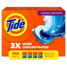 Tide PODS Laundry Detergent Pacs, Spring Meadow, 156 ct Free Shipping