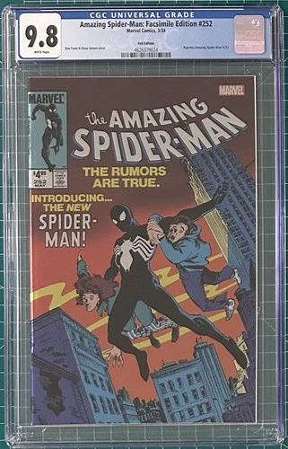 Amazing Spider-man #252 Facsimile Reprint Foil Variant CGC 9.8 (2024)