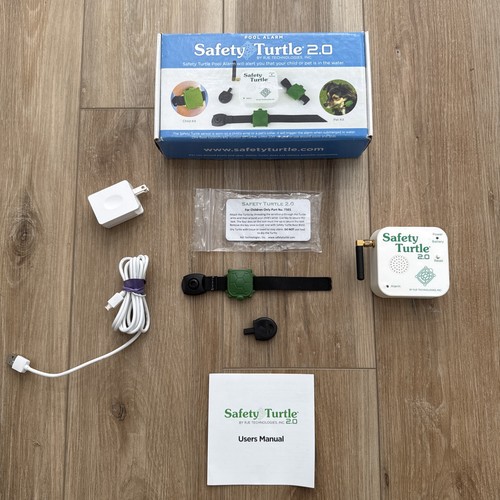 Safety Turtle 2.0 Pool Immersion Alarm Child/Pet One-(1) Wristband