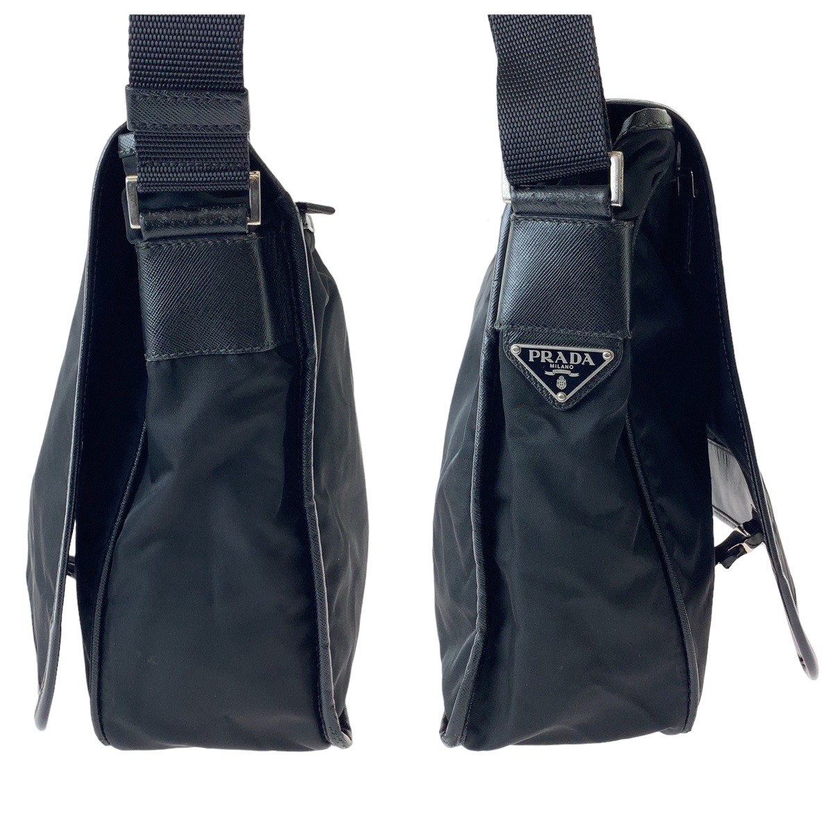 Authentic PRADA Test Triangle with logo Shoulder … - image 8