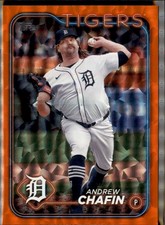 2024 Topps Update Series - Andrew Chafin #US332 Orange Crackle Foilboard /299