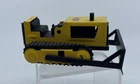 Vintage 4" Bulldozer Tonka Truck Yellow Black Pressed Steel Toy