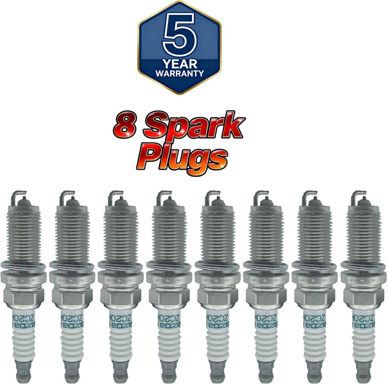 Set of 8 New ZC20HPR11 PE5S-18-110 Iridium Spark Plugs For Mazda 3 6 CX-3 CX-5