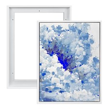 Floater Frame for 11x14 Canvas Paintings with 0.6-0.9  Deep, 2 Pack Canvas Fl...