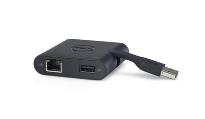 Dell DA200 USB 3.0 to HDMI VGA Ethernet USB 2.0 UNIVERSAL ADAPTER- 54DNX