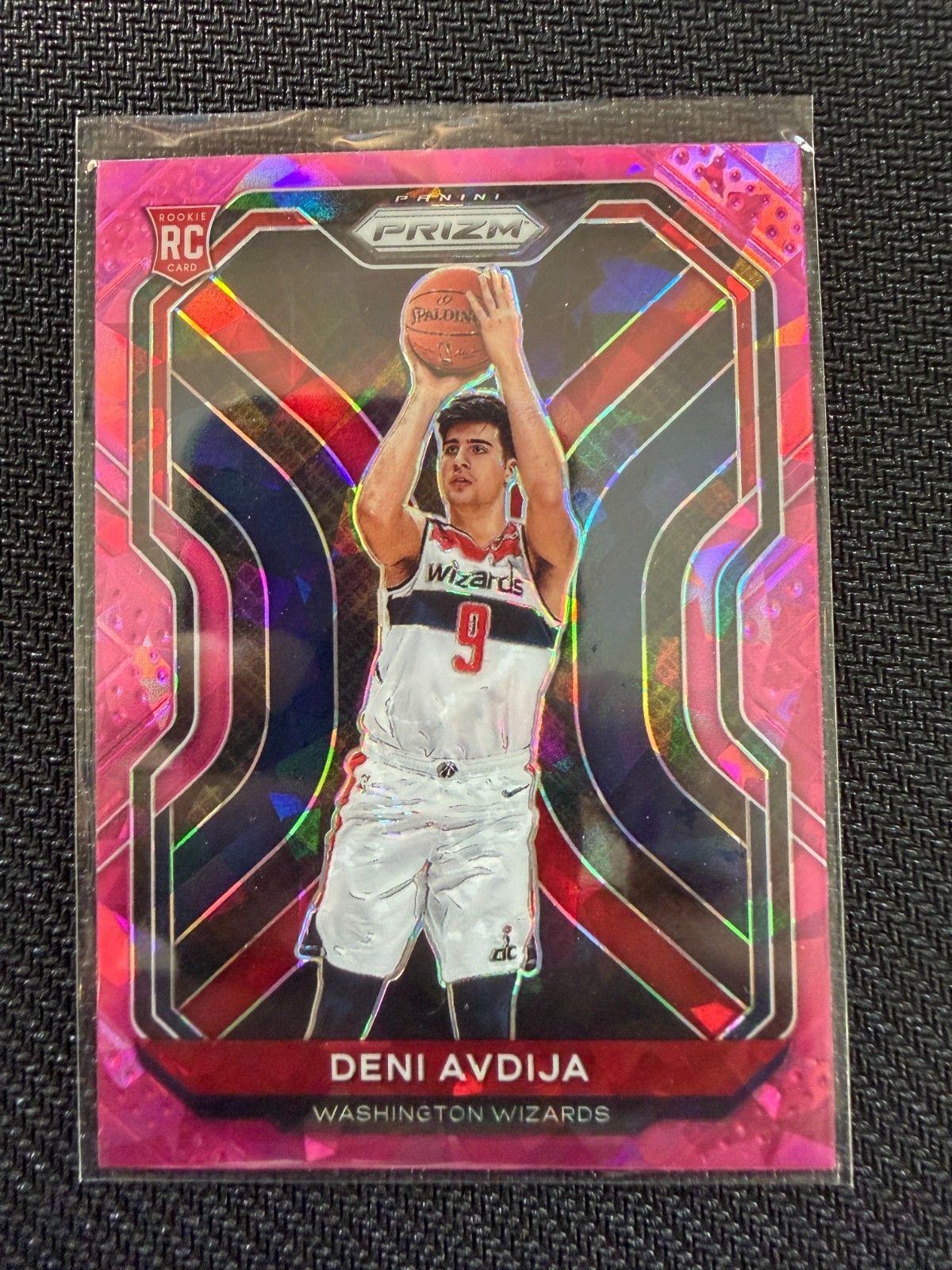 2020-21 Prizm Deni Avdija RC Pink Ice Prizms Rookie #290 Wizards