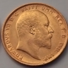 edward v11 1909 full sovereign Melbourne Mint 