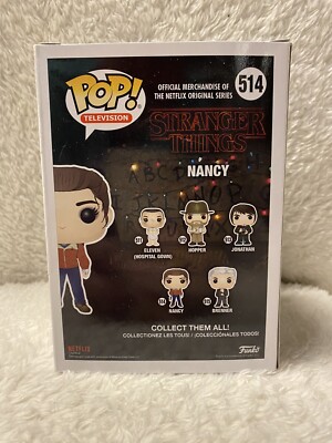 Funko POP! Television Stranger Things #514 NANCY (with Gun) New | eBay