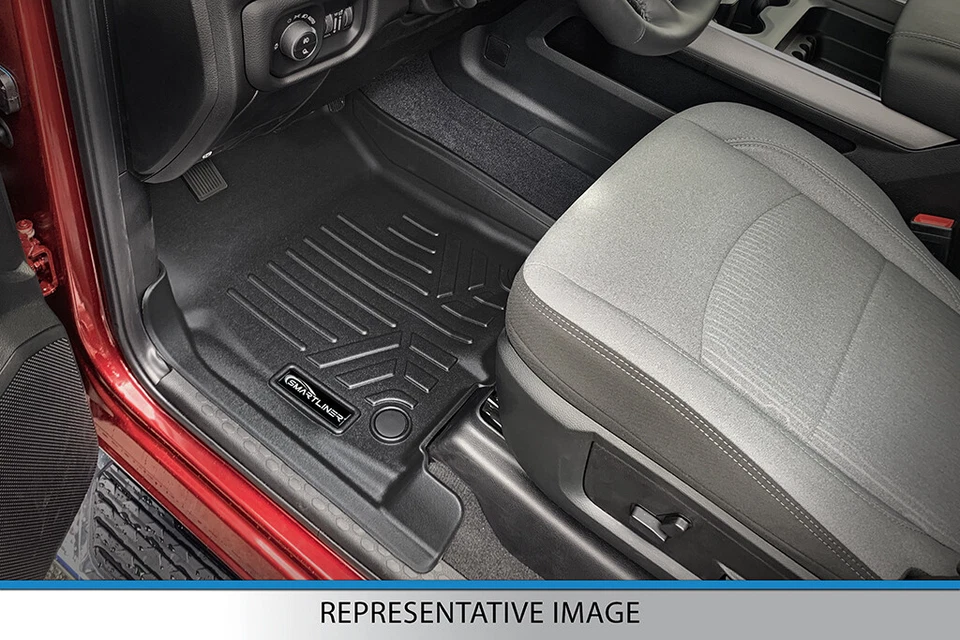 SMARTLINER Custom Fit Floor Mats 3 Row 2022-2025 Jeep Grand Wagoneer 7 Passenger Foto 2 de 4