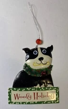 Ornament Holiday Dogs Sunset Vista Designs Christmas ‘Woofy Holiday’