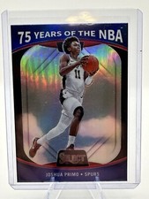 2021-22 Panini Select Basketball JOSHUA PRIMO RC 75 Years NBA Silver Prizm {683}