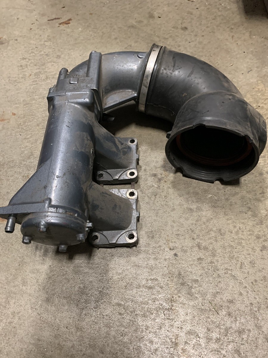 1996 YAMAHA SUPERJET 701 EXHAUST MANIFOLD MUFFLER 61X-14711