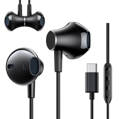 Type-C Earphones, Wired, Usb-C, With Microphone, Supports Calls, Anti-Tan No.188