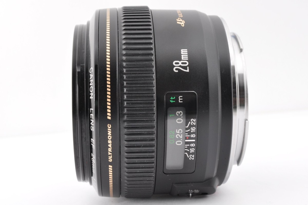 MINT Canon EF 28mm F/1.8 USM Wide Angle Prime Lens From
