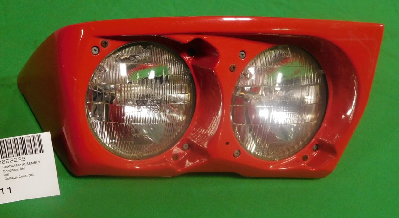1991 Lotus Elan OEM Right Hand Passengers Side Halogen Headlight Red *Repaint*